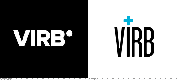 Virb Logo, Before and After