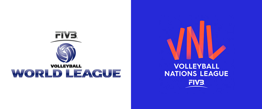 New Logo and Identity for FIVB Volleyball Nations League by Landor