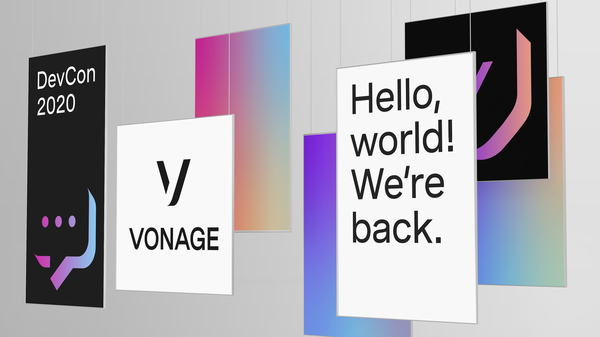 New Logo and Identity for Vonage by Wolff Olins