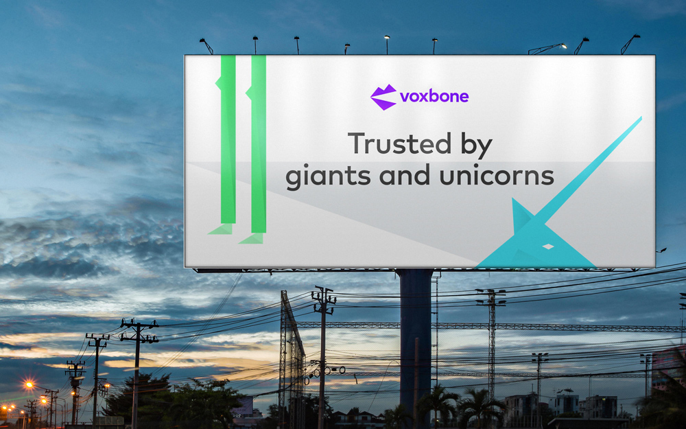 New Logo and Identity for Voxbone by Onwards