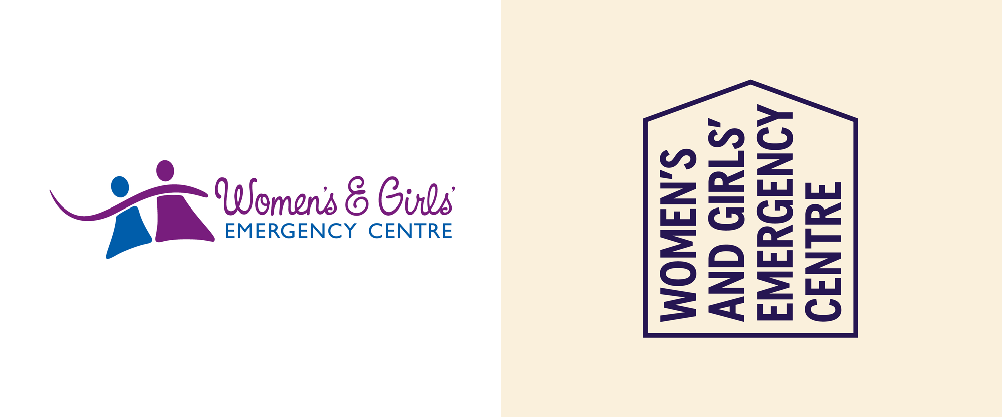 New Logo and Identity for Women’s and Girls’ Emergency Centre by For The People