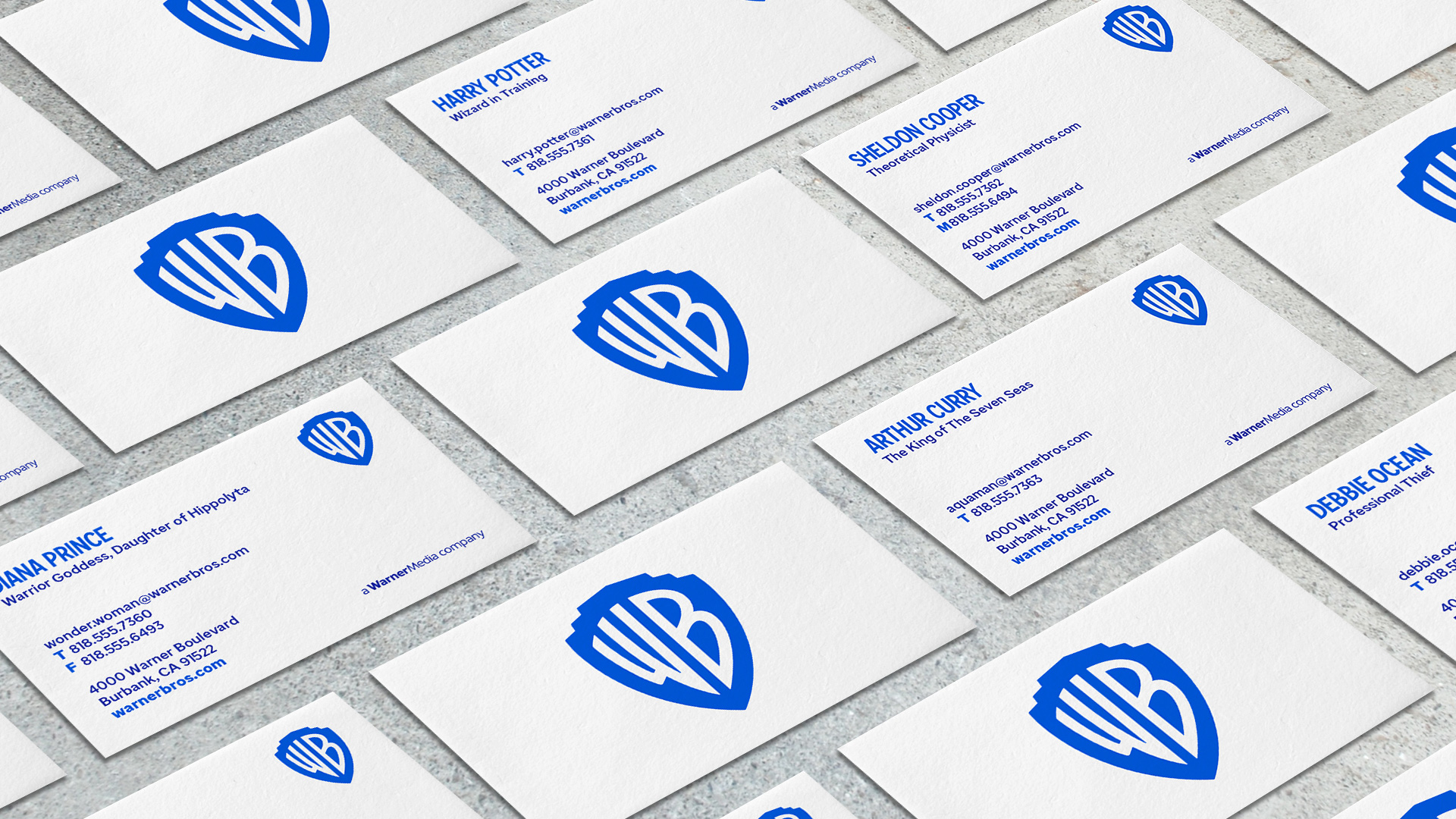 New Logo and Identity for Warner Bros. by Pentagram