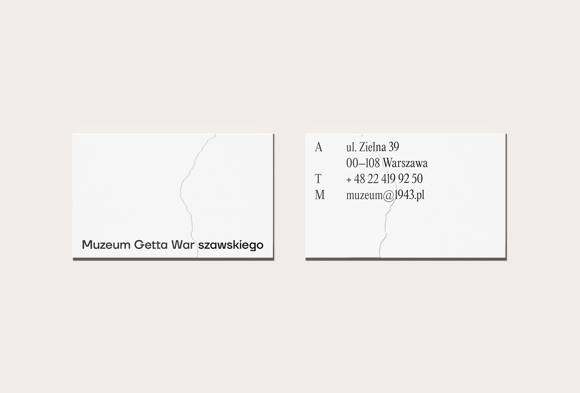 New Logo and Identity for Warsaw Ghetto Museum by Redkroft