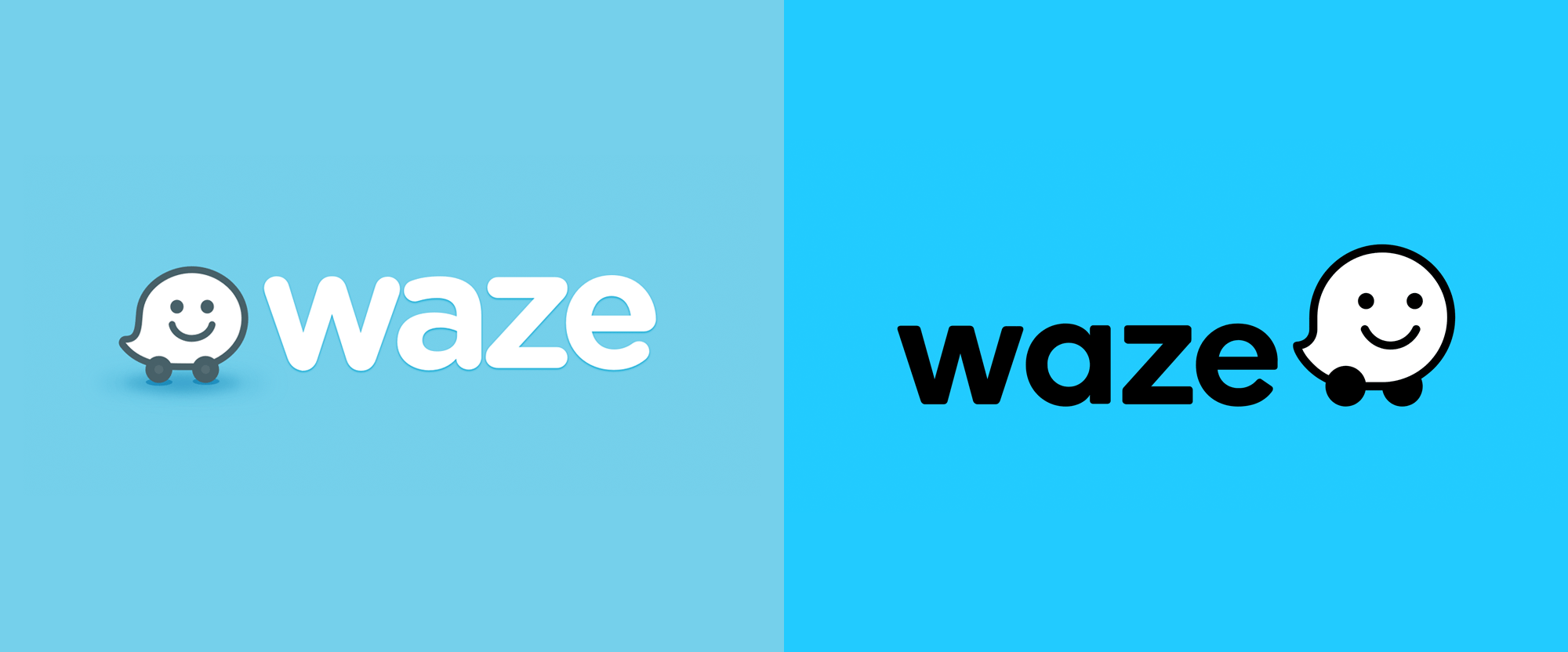 New Logo and Identity for Waze by Pentagram