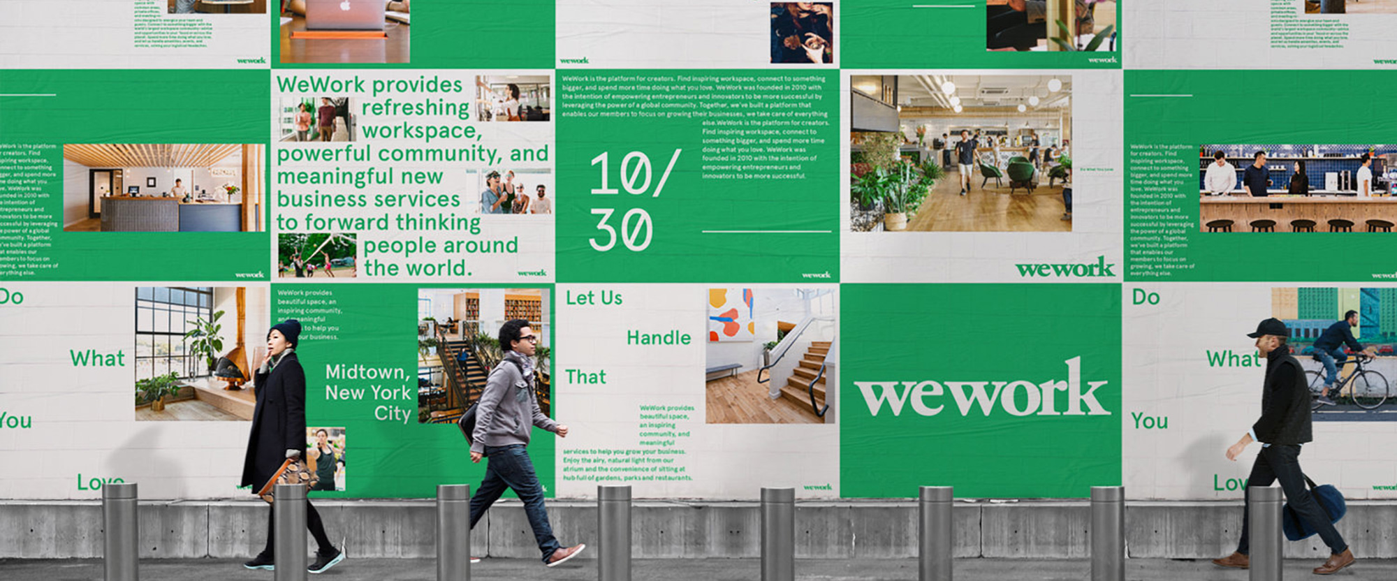 New Identity for WeWork by Gretel