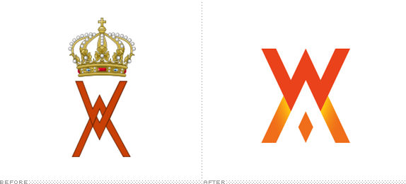 Willem-Alexander Monogram, Before and After