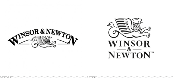 Winsor & Newton Logo, Before and After
