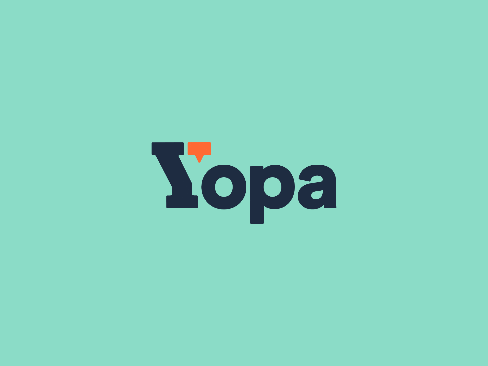 Brand New: New Logo and Identity for Yopa by SomeOne