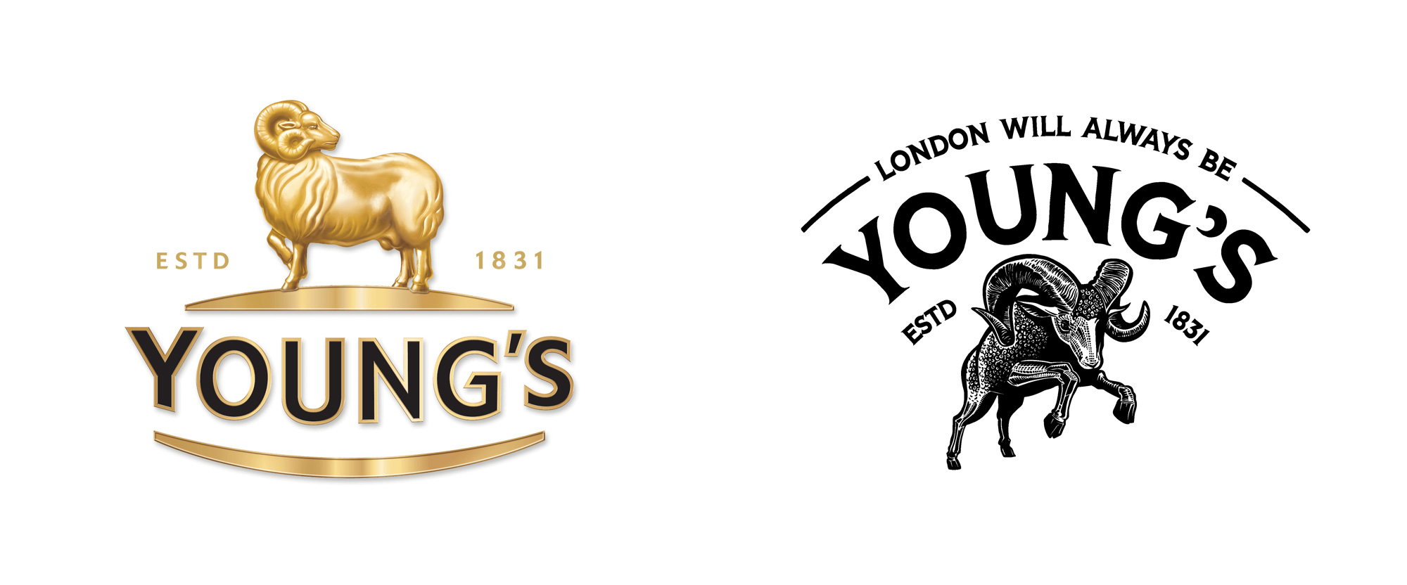 New Logo and Packaging for Young’s by Kingdom & Sparrow