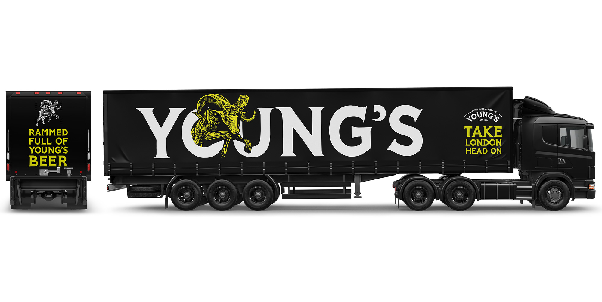 New Logo and Packaging for Young's by Kingdom & Sparrow