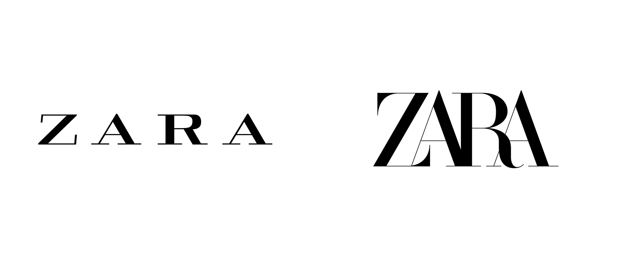 New Logo for Zara by Baron & Baron