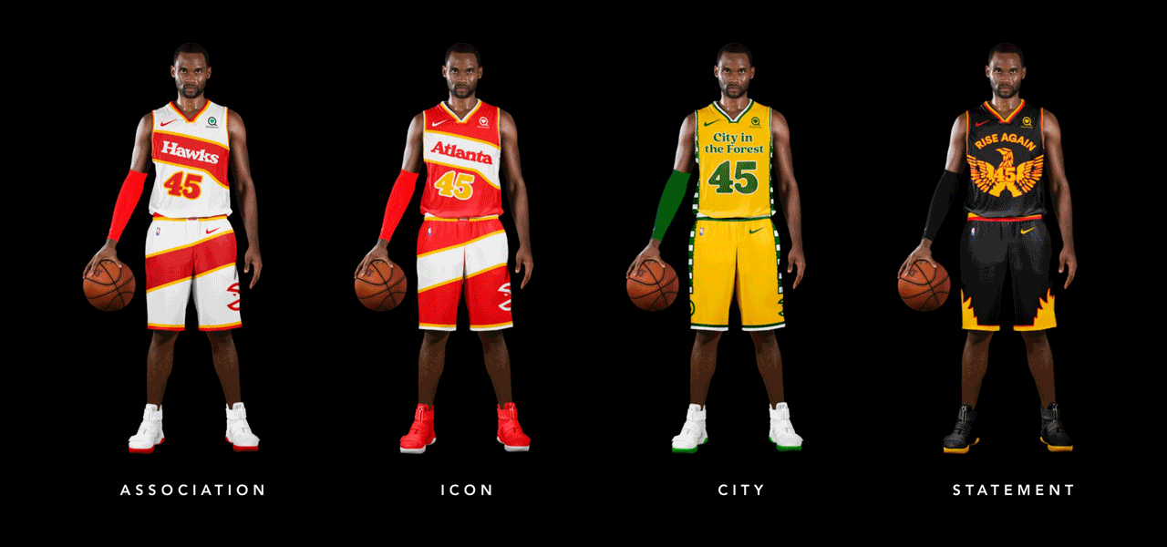 Ideal NBA Logos and Uniforms