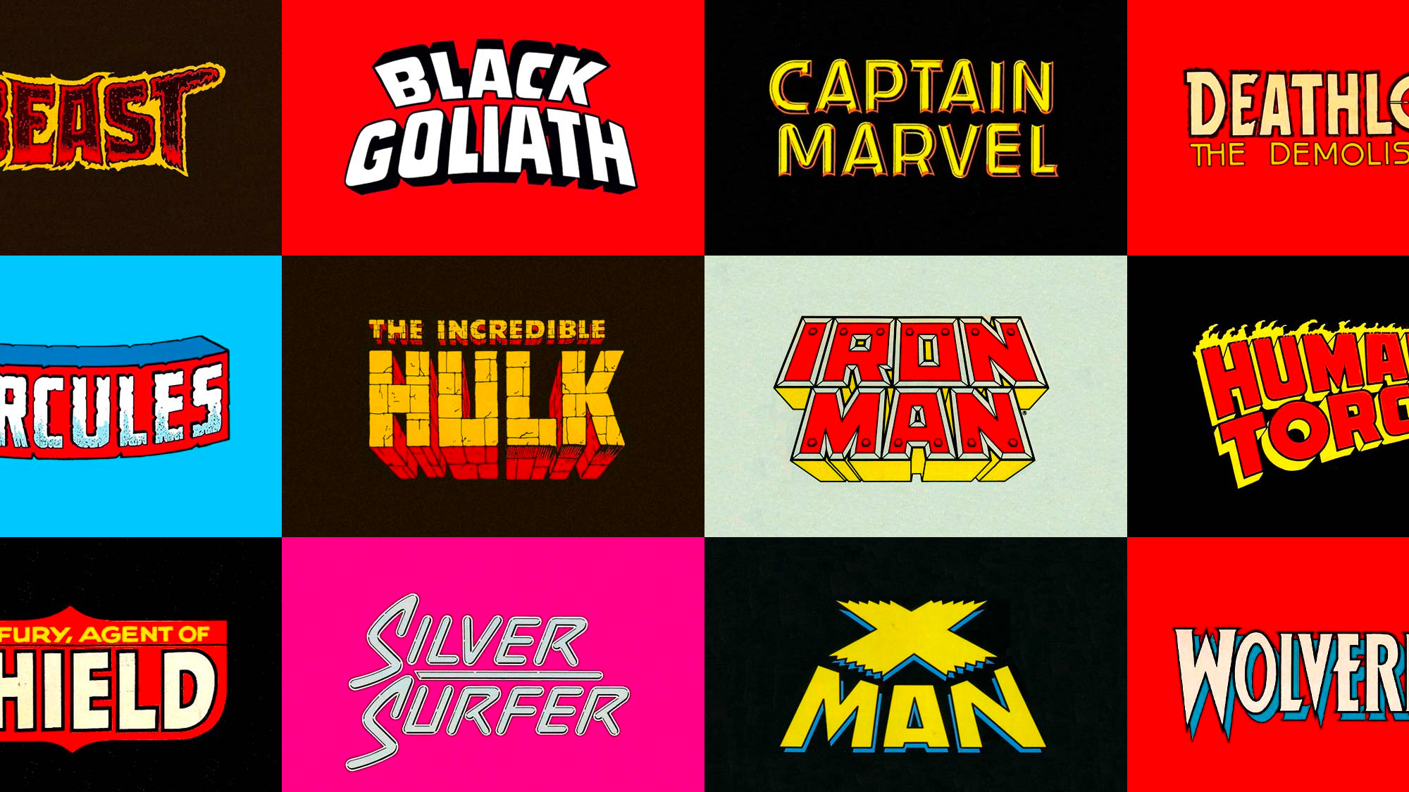 Marvel Superhero Lettering