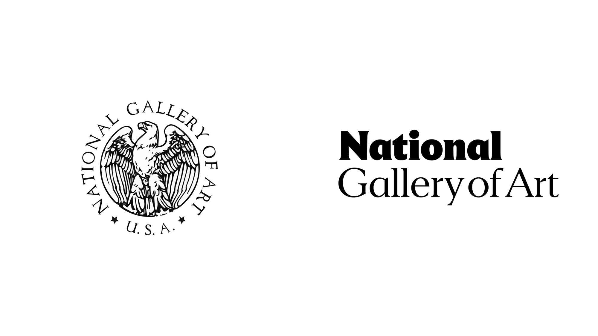 Brand New: New Logo and Identity for National Gallery of Art by Pentagram