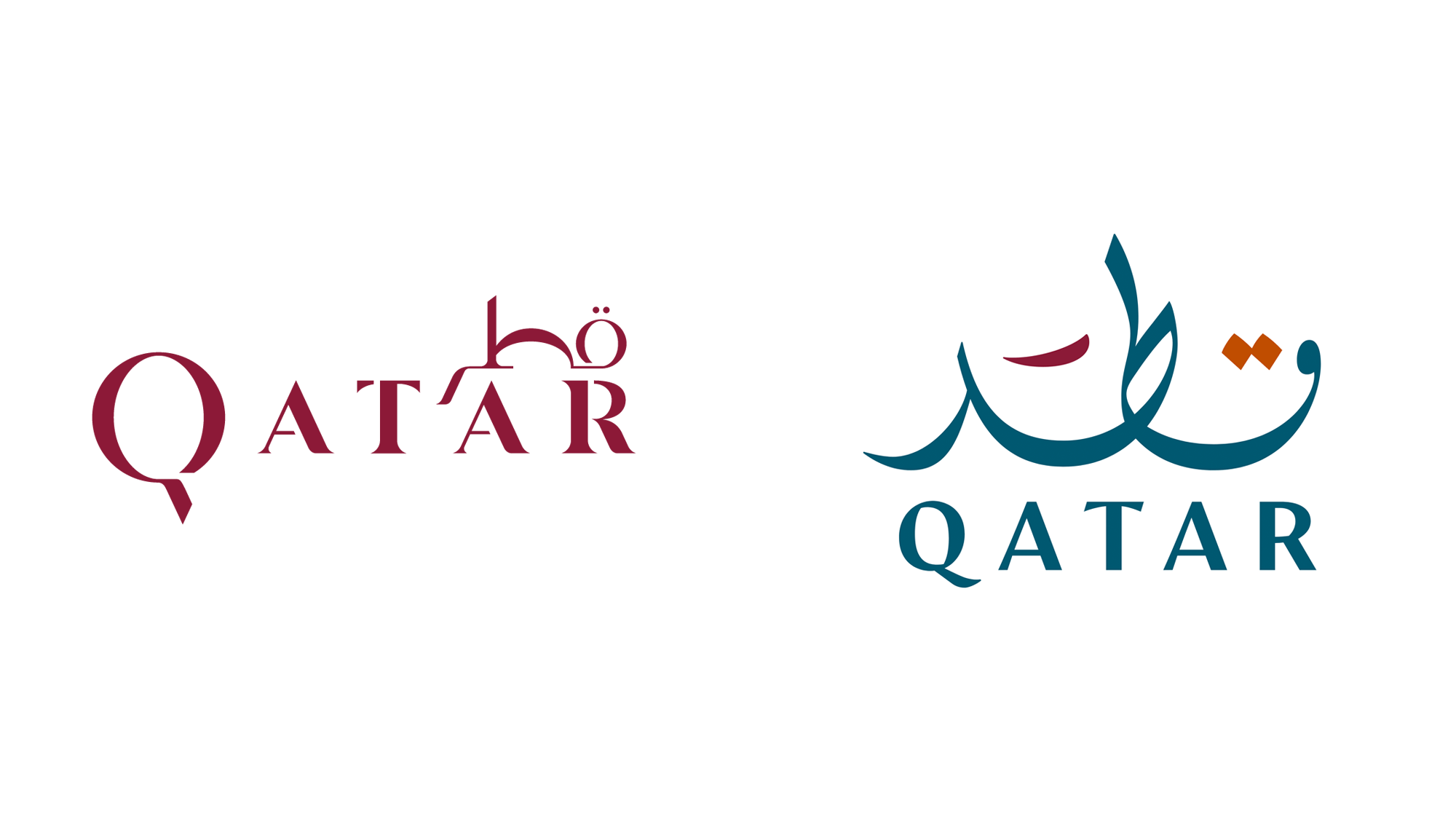 qatar tourism logo white