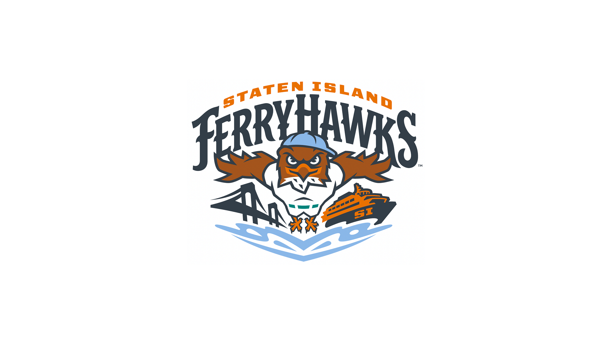Brand New: New Logos for Staten Island FerryHawks by Skye Design Studios