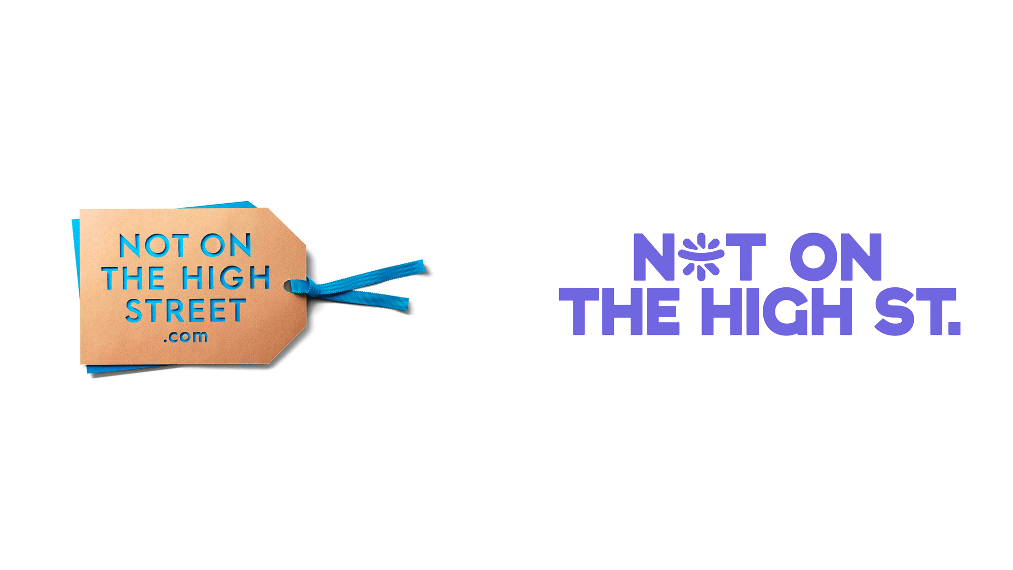 Brand New: New Logo and Identity for Not On The High Street by NCA