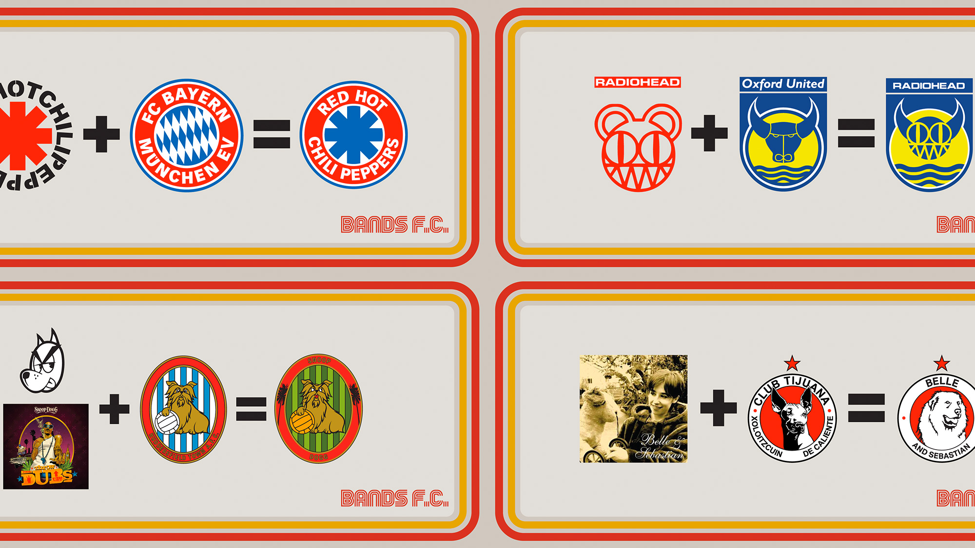 Musicians as Football Crests