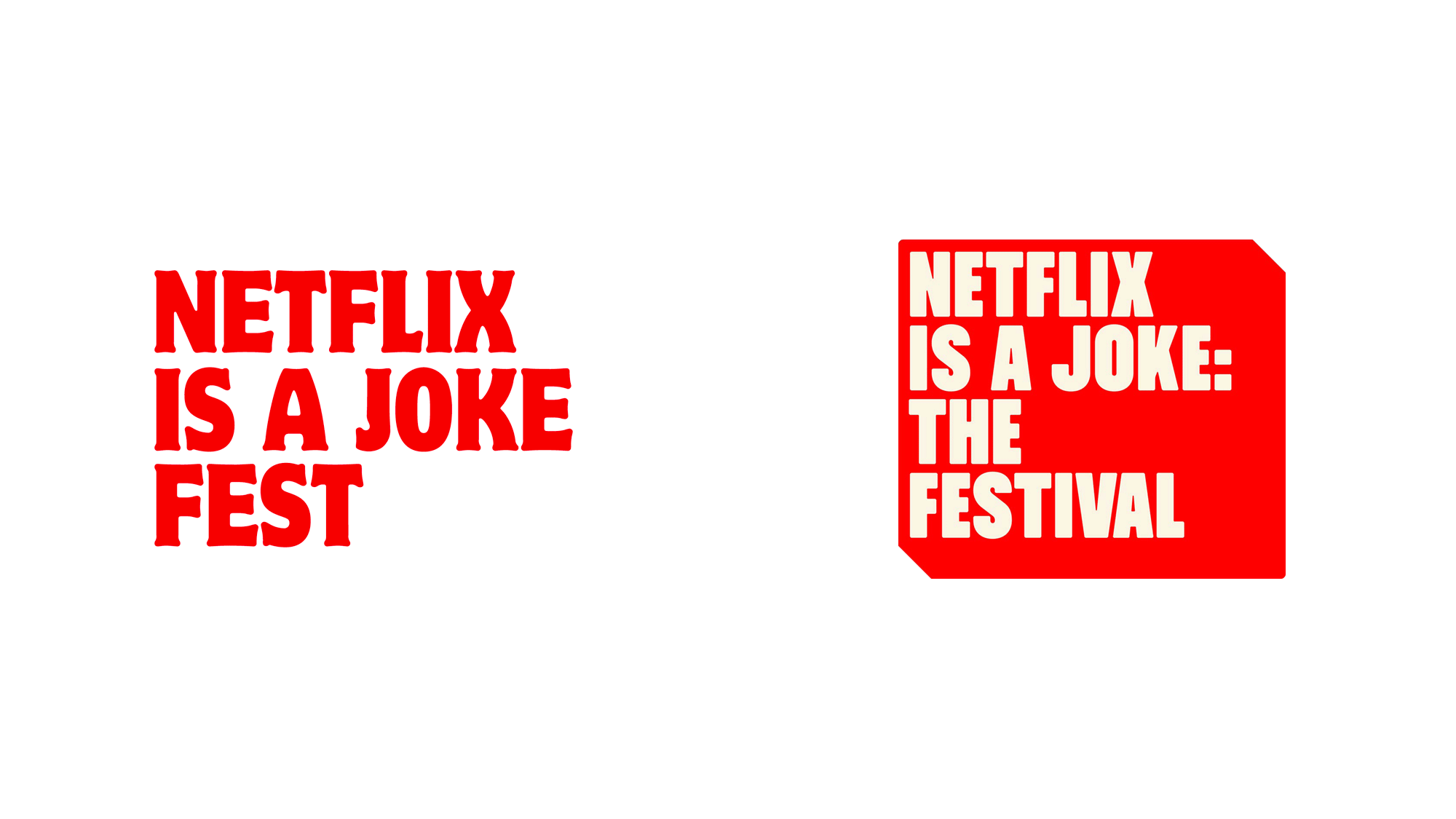 Brand New New Logo and Identity for Netflix Is A Joke The Festival by