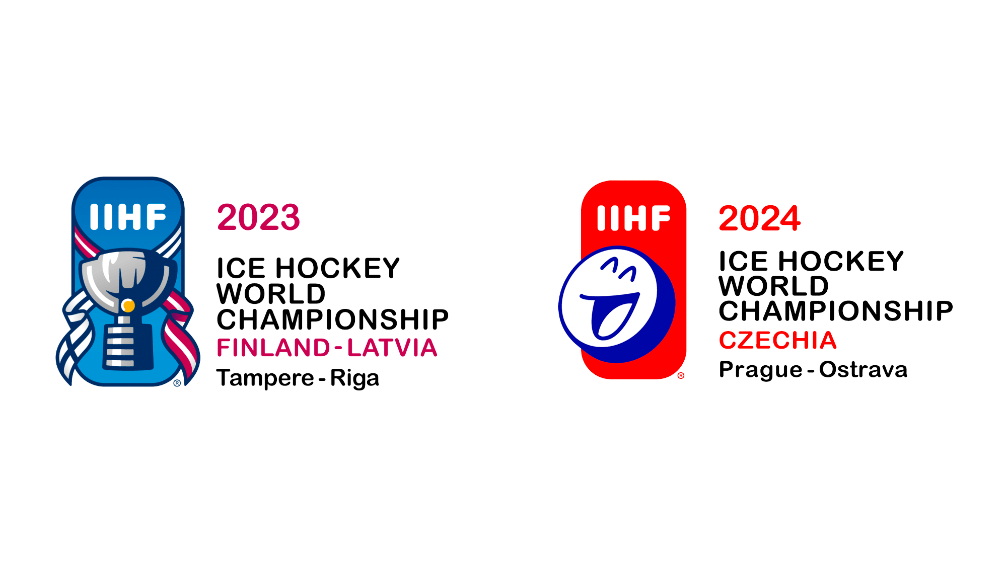 2024 IIHF Championship Logo Before After 
