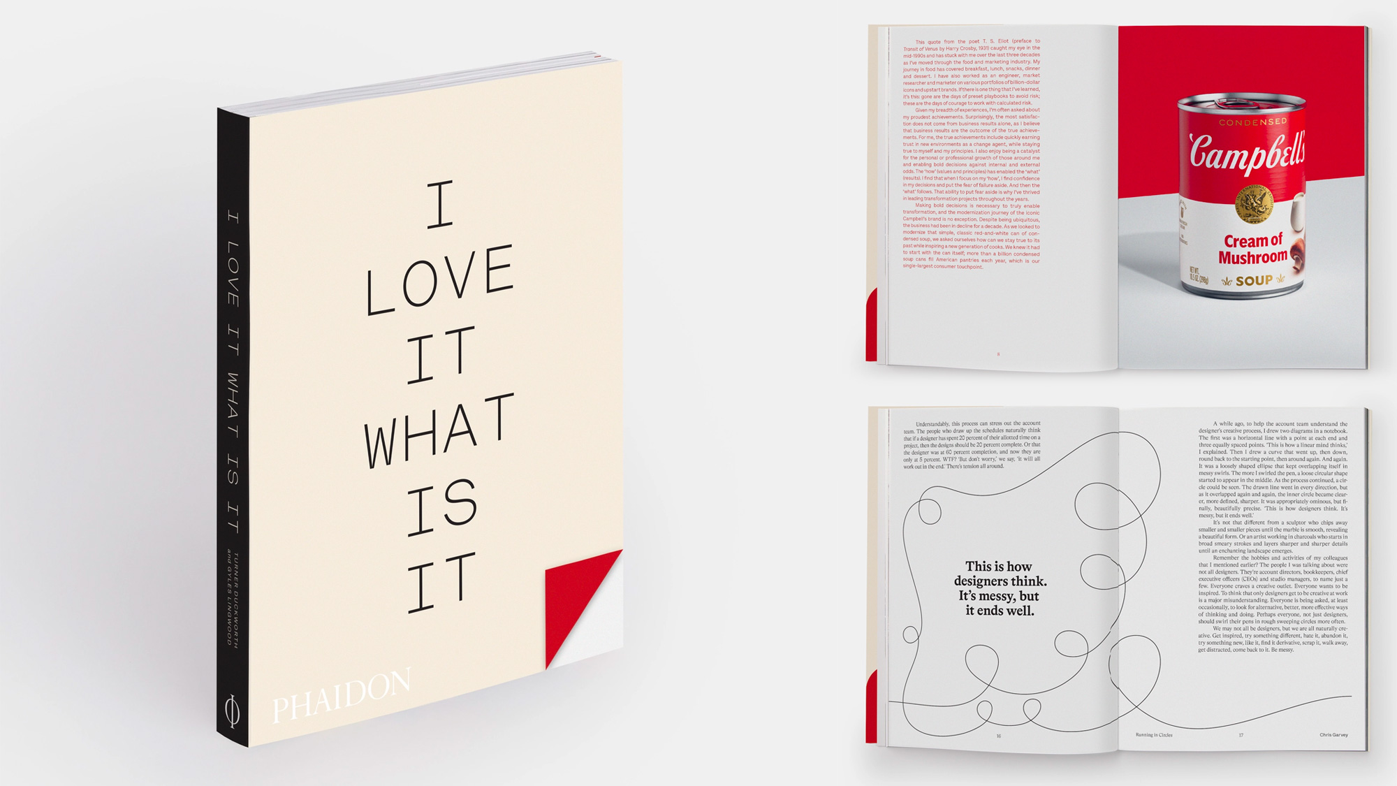 “I love it. What is it?” Book