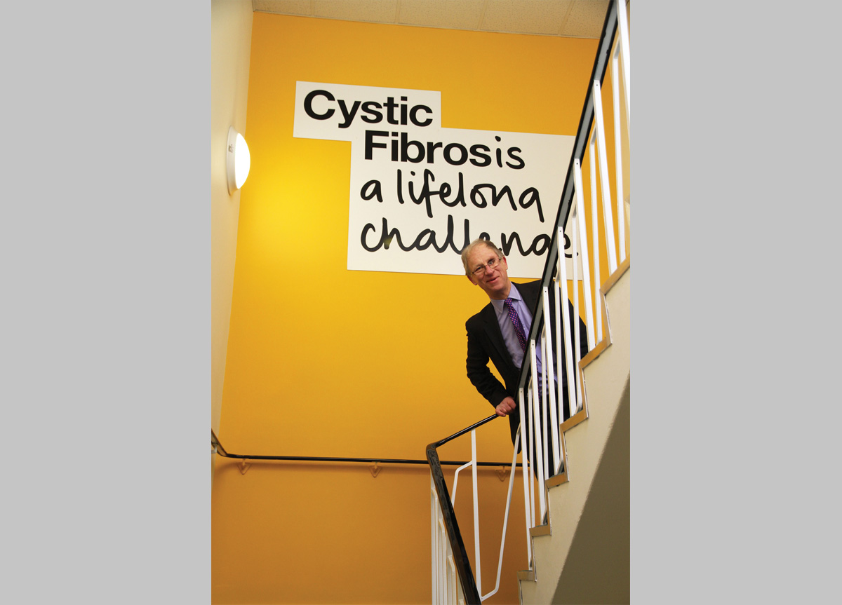 Cystic Fibrosis Trust by johnson banks