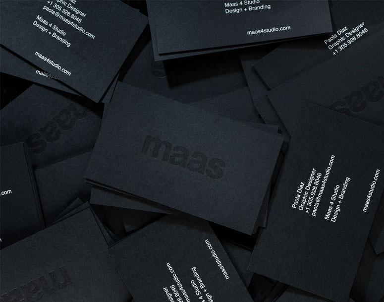 Maas Studio Business Cards