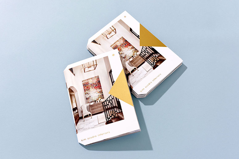 Kim Scodro Interiors Mini Brochure and Business Cards