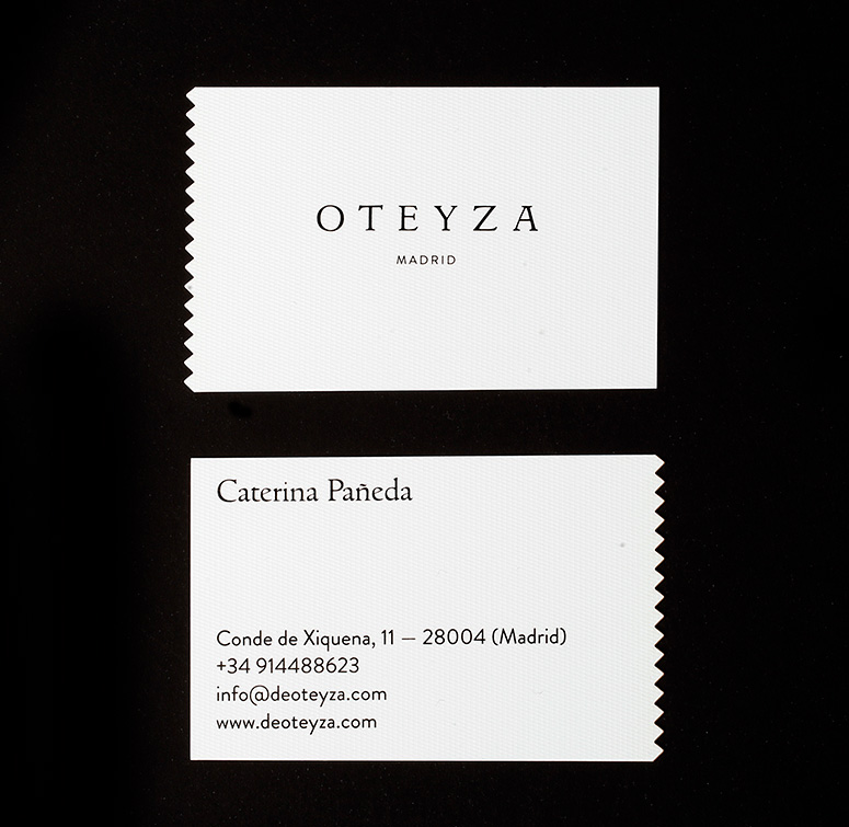 Oteyza Business Cards