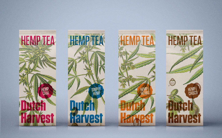 Dutch Harvest Hemp Tea Packaging