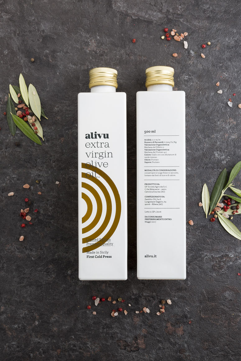 Alivu Evo Oil Packaging