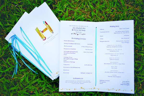 Amy and Forrest Wedding Stationery