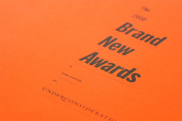 Brand New Awards Book