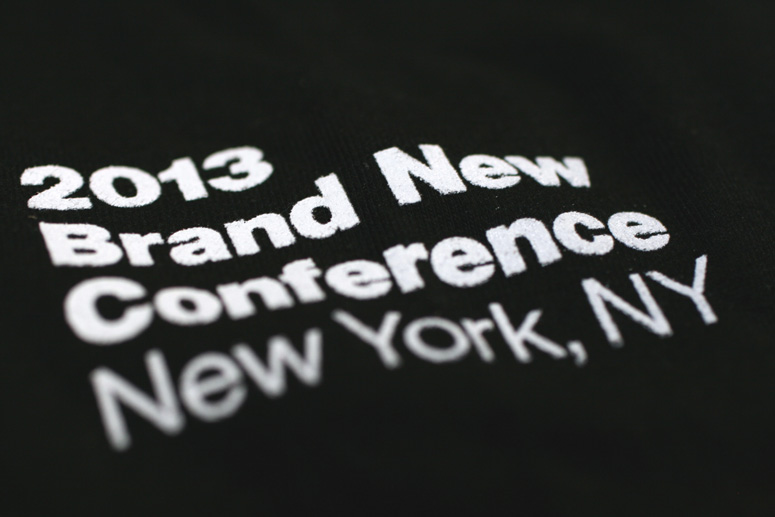 2013 Brand New Conference Swag