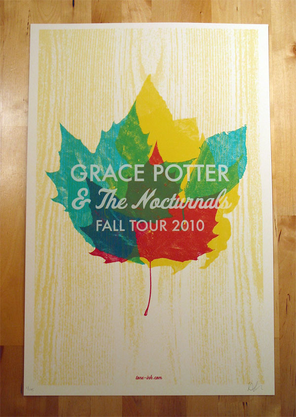 Grace Potter & The Nocturnals Fall Tour Poster