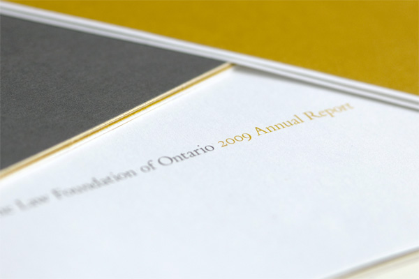 The Law Foundation of Ontario Annual Report