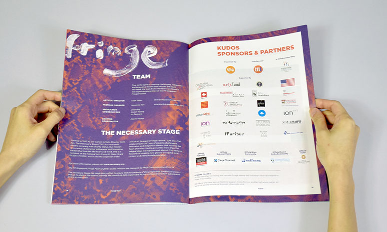 M1 Singapore Fringe Festival 2016 Booklet