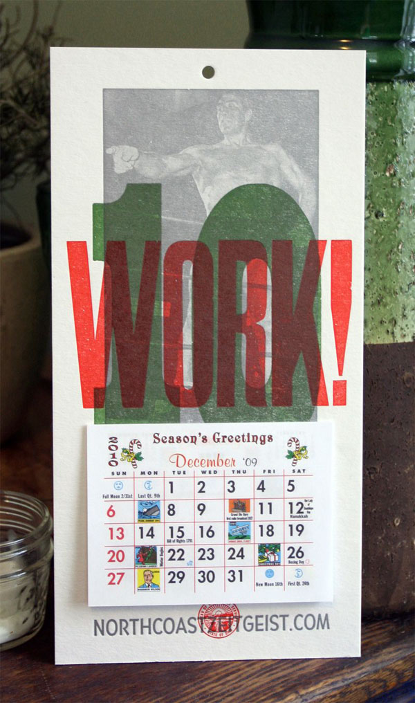 Northcoast Zeitgeist/Cranky Pressman 2010 Wall Calendar