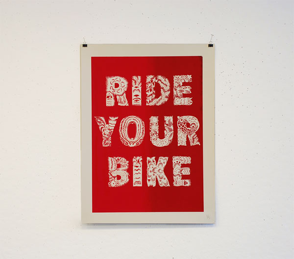 Ride Your Bike Poster