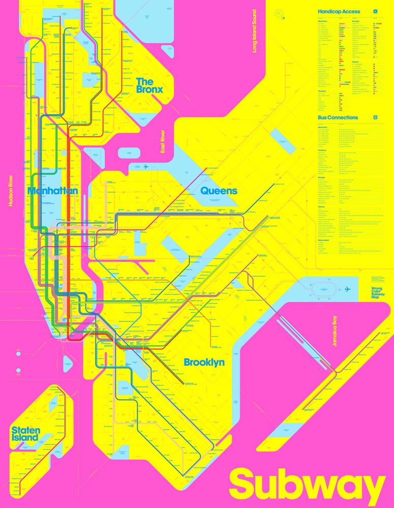 Wrong Color Subway Map