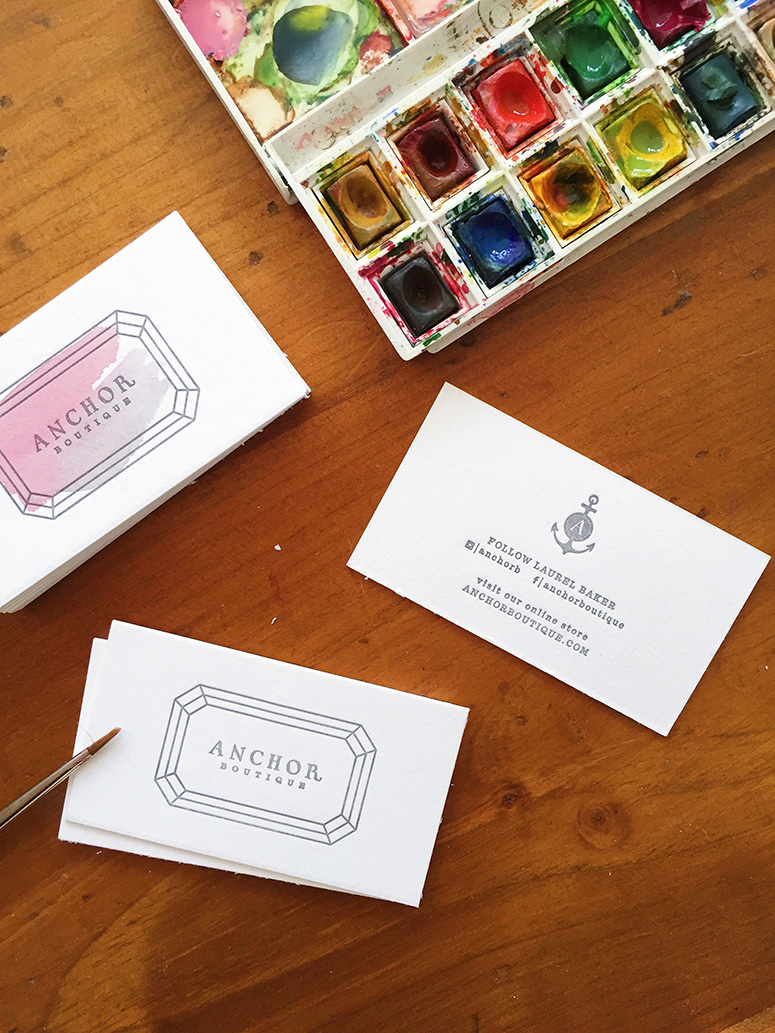 Anchor Boutique Business Cards