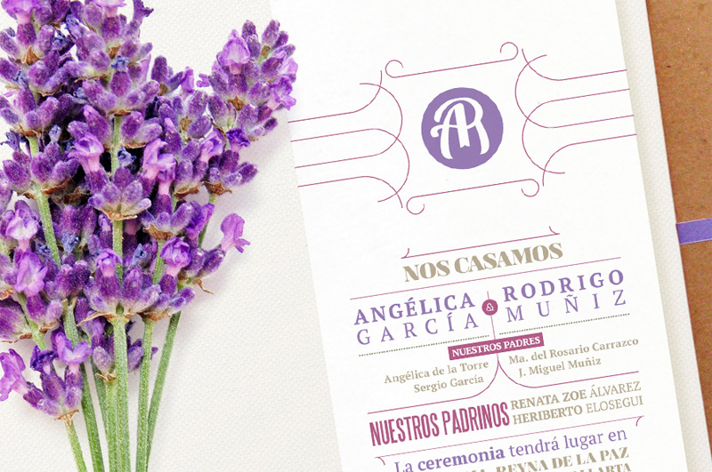 Angelica and Rodrigo Wedding Invitation