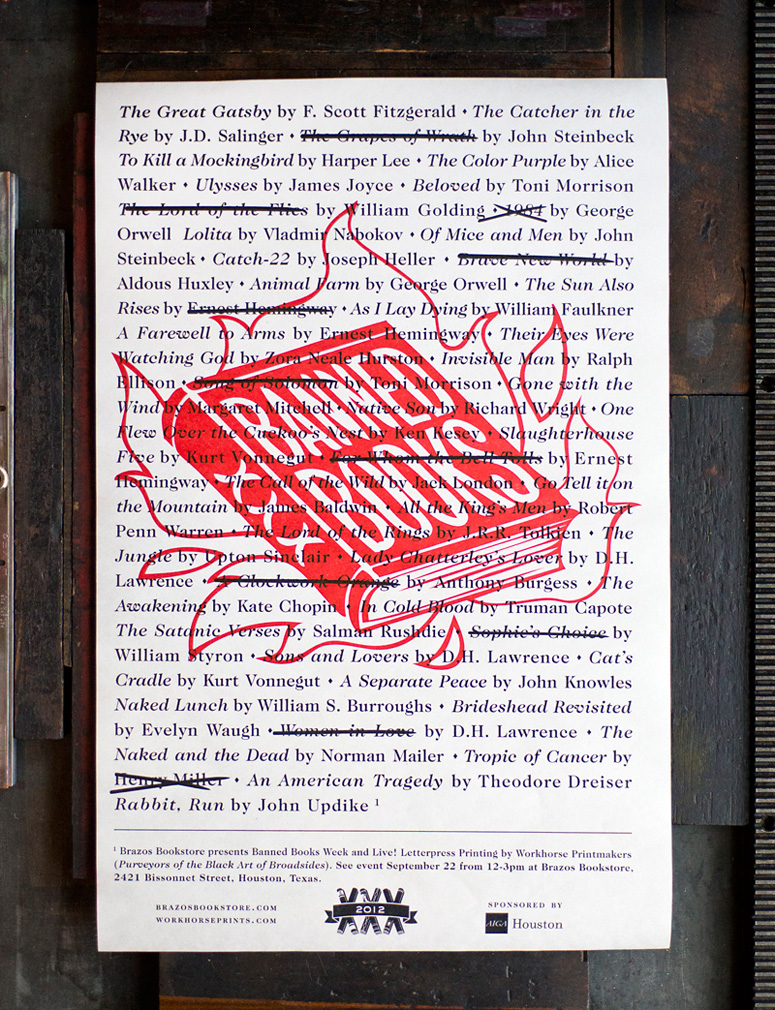 Banned Books Week Broadsides and Posters
