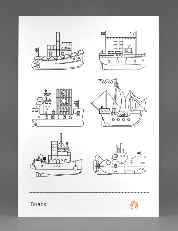 Boats Poster
