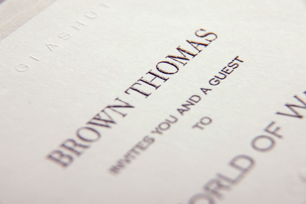 Brown Thomas Invitation