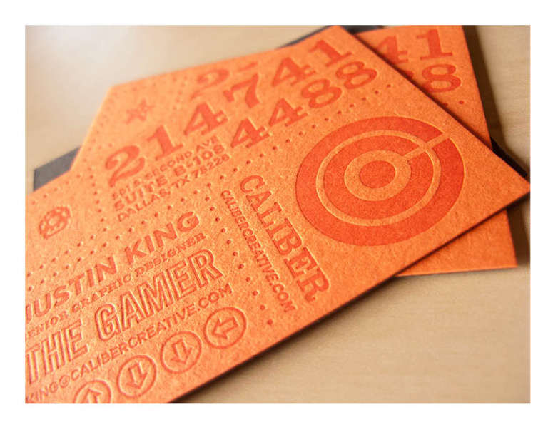 Caliber Creative Business Cards