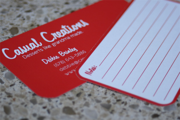 Casual Creations Identity Materials