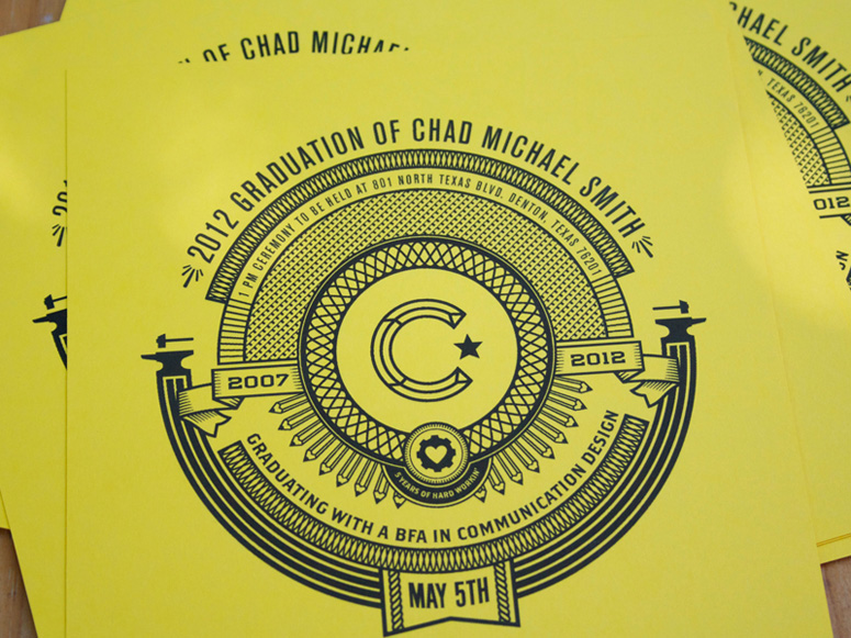 Chad Michael Smith Graduation Invitation