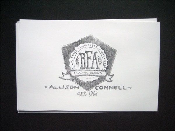 Allison Connell Graduation Announcement