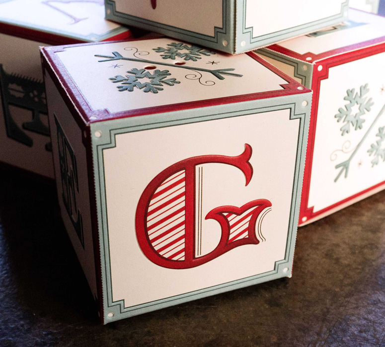 Creative Suitcase Holiday Mailer